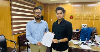 ফেনীতে বন্যার শঙ্কা, দুর্যোগ মন্ত্রণালয়ে এনসিপি সংগঠকের স্মারকলিপি
